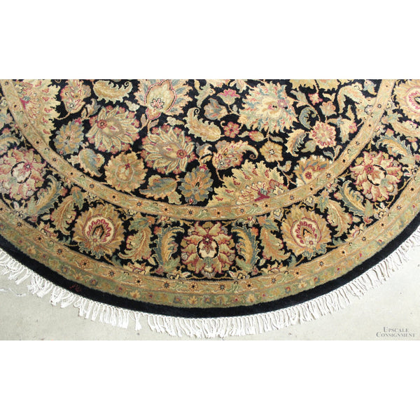8' 3'' Round Wool Area Rug