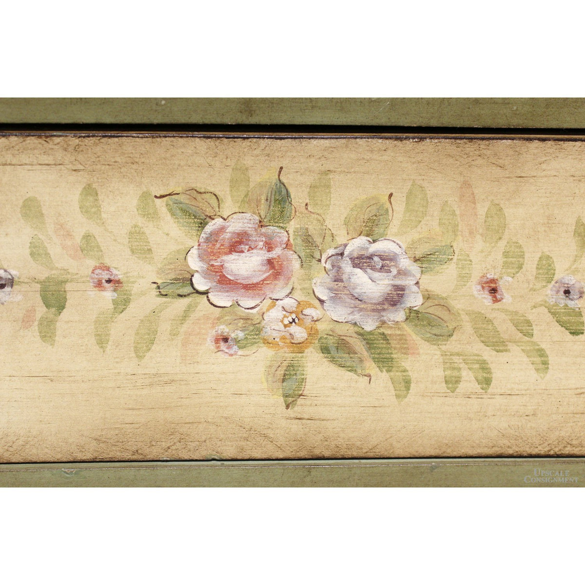 Handpainted Bombe Chest