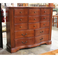 Serpentine Cherry Mule Dresser