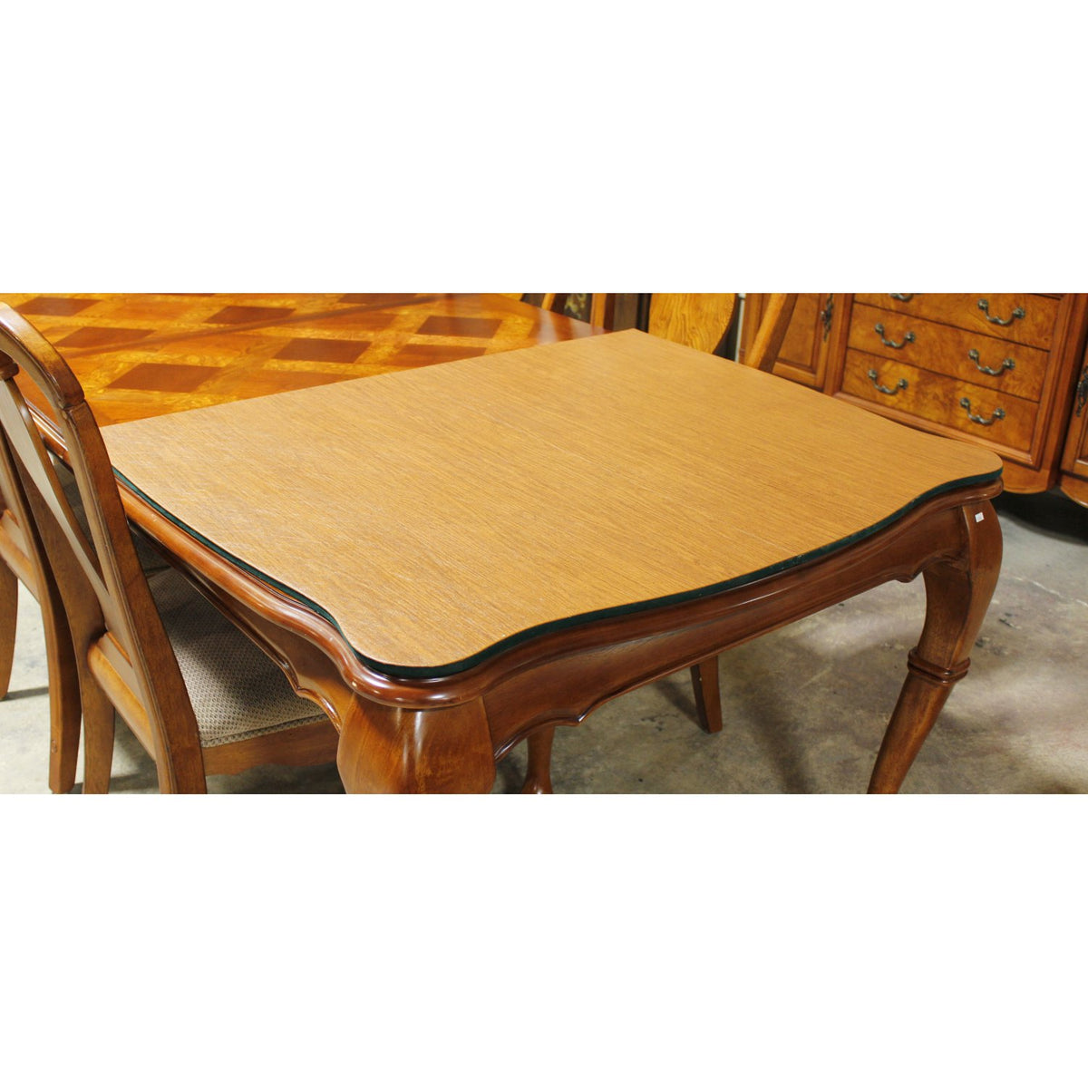 Parquet Dining Table w/6 Chairs