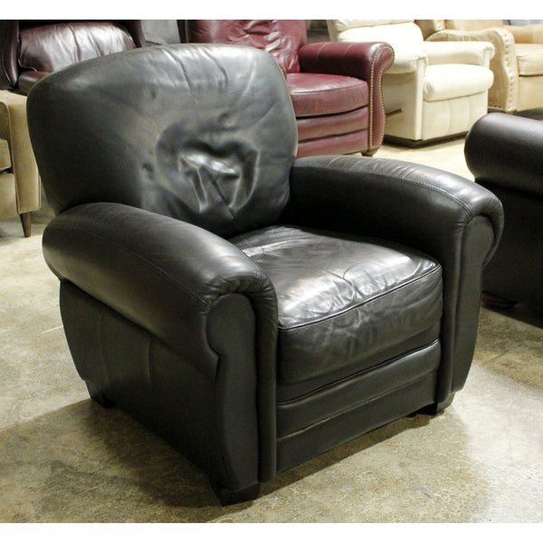 Black Leather Club Chair