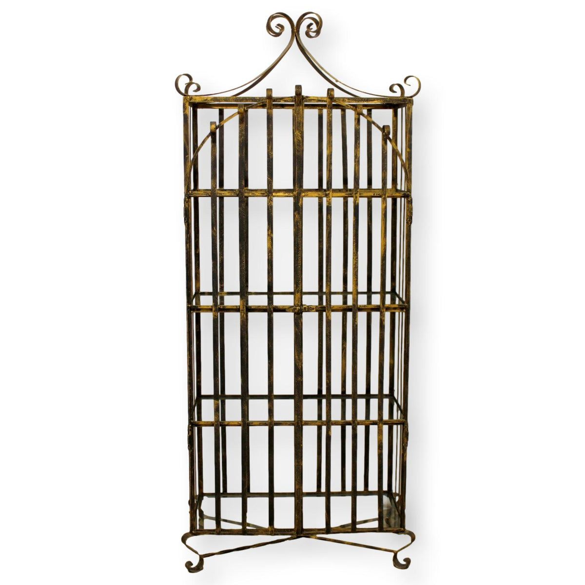 Italian Wrought Iron Wine Safe