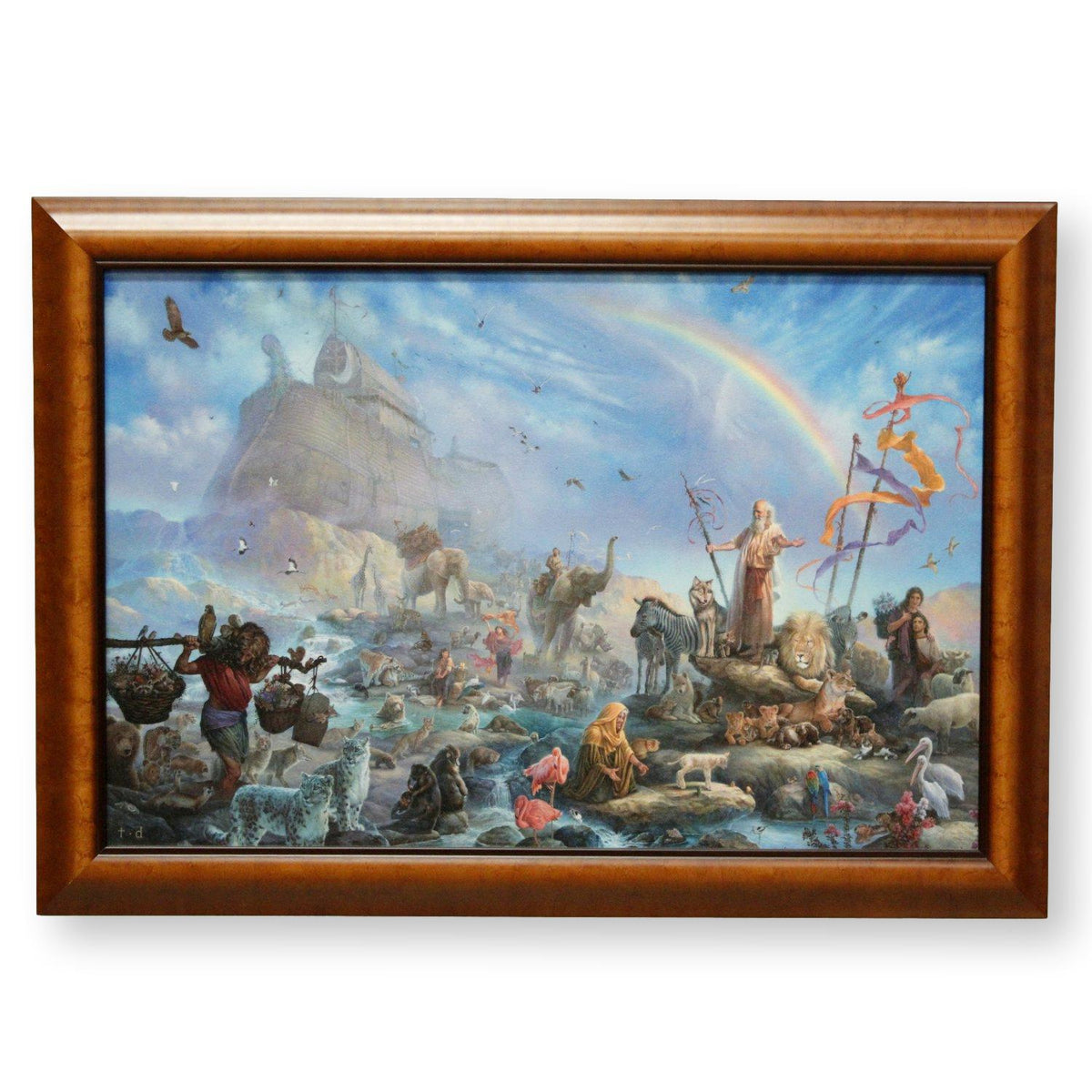Framed Limited Edition Print on Canvas "The Celebration" by Tom DuBois