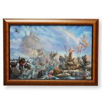 Framed Limited Edition Print on Canvas "The Celebration" by Tom DuBois
