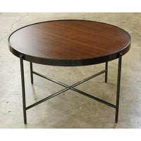 Mitchell Gold + Bob Williams Round Woodgrain Coffee Table