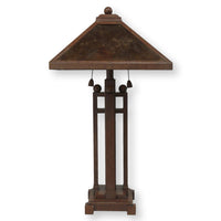 Prairie Style Table Lamp w/ Mica Shade