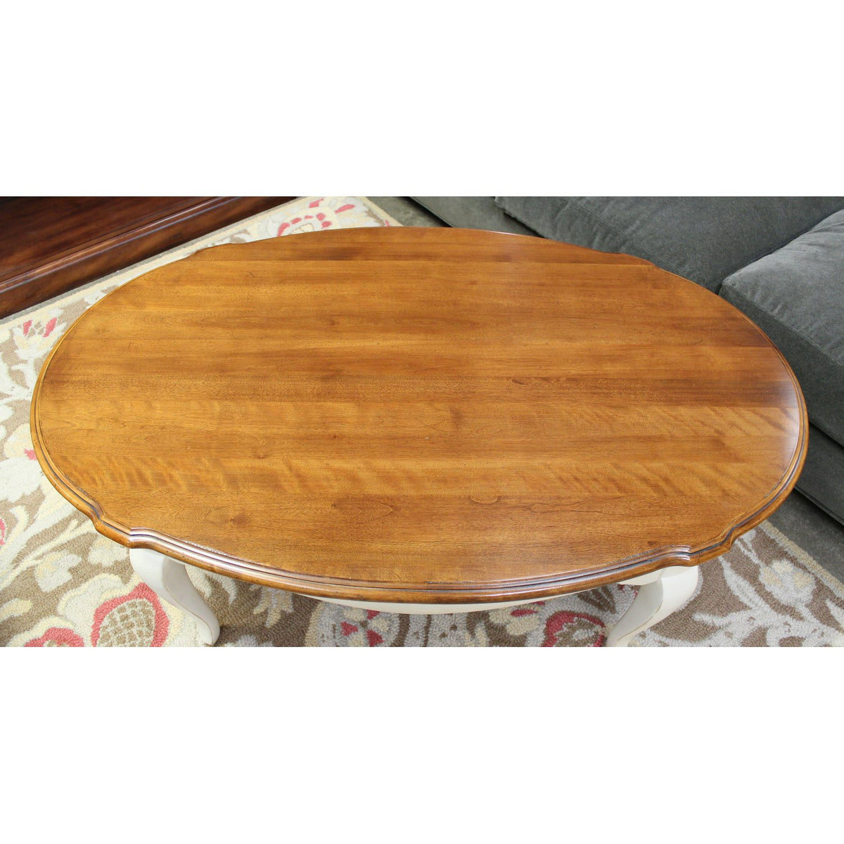 Ethan Allen Oval Coffee Table
