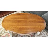 Ethan Allen Oval Coffee Table