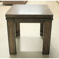 Dark Oak Square End Table