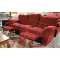 La-Z-Boy Red Dual Reclining Sofa