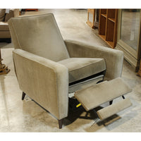 Crate & Barrel Taupe Contemporary Recliner