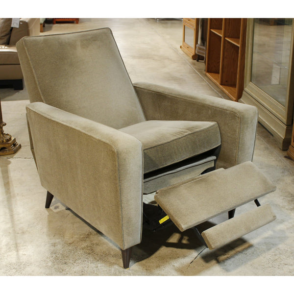 Crate & Barrel Taupe Contemporary Recliner