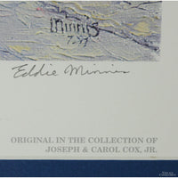 Framed Signed Limited Editon Print 'Princess Street' by Eddie Minnis