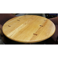 Oak Dinette Set w/4 Upholstered Barrel Chairs