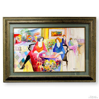 Original Watercolor - "The Converstation" by Patricia Govezensky