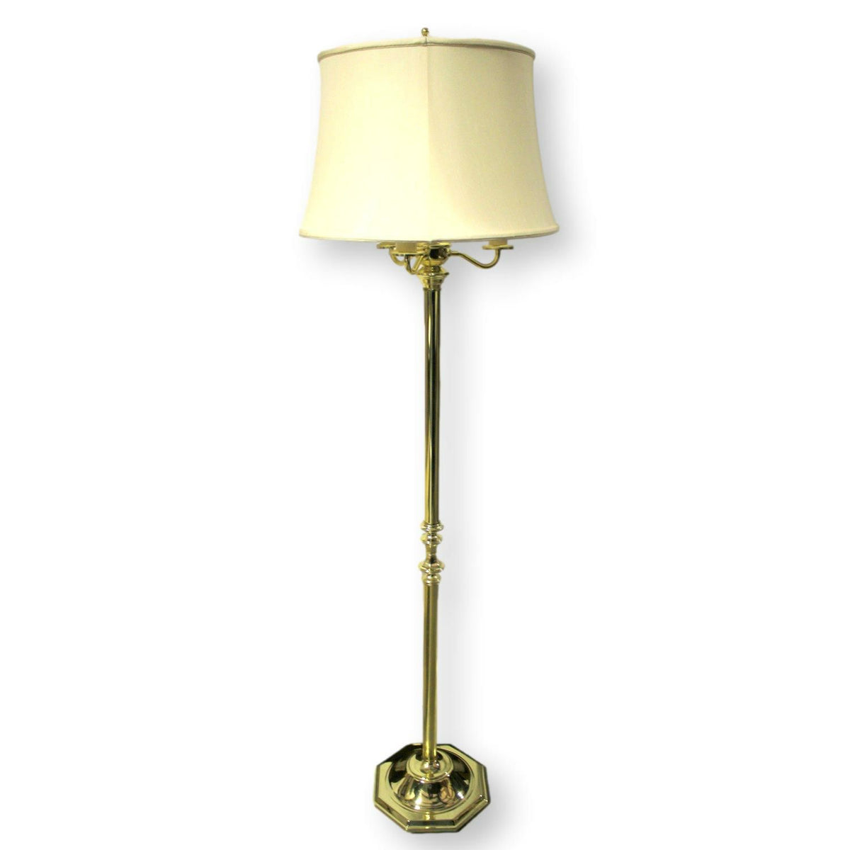 Brass Candelabra Floor Lamp