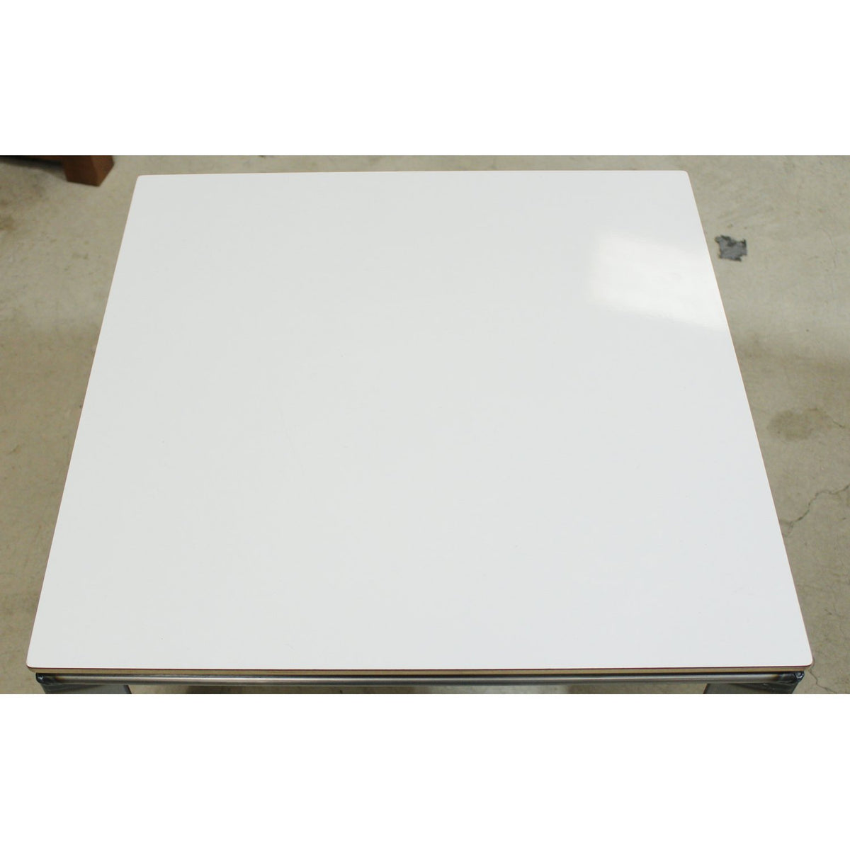 Watson Furn. "Miro" Industrial Metal & White Laminate End Table