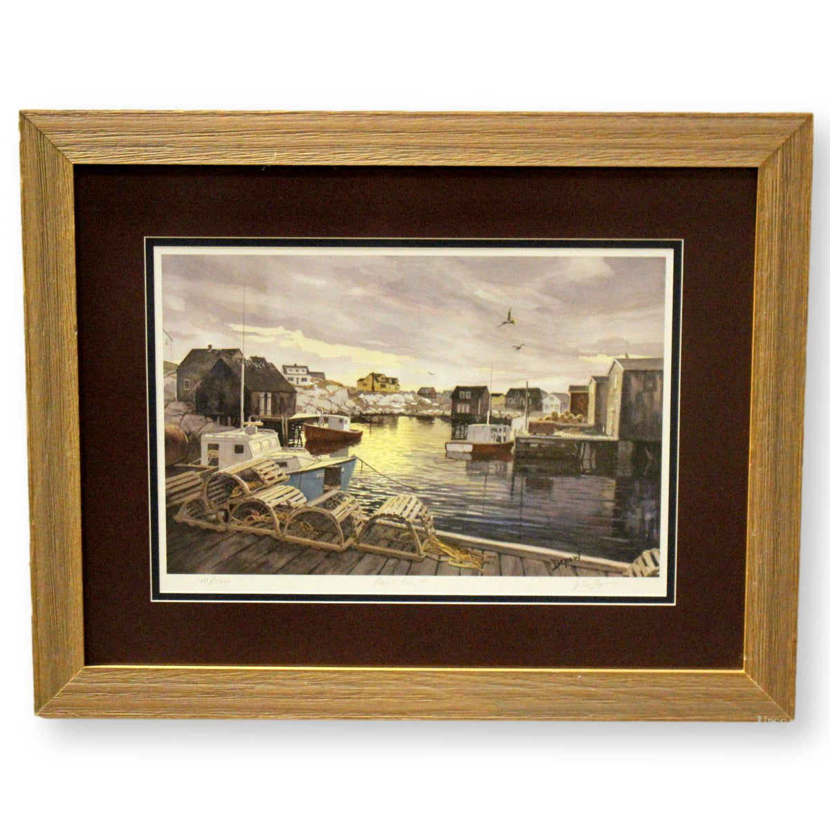 Framed Limited Edition Print 'Peggy's Cove' By Neil Depew