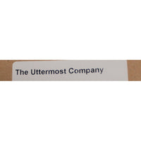 Uttermost Rustic Gray Oval Wall Mirror w/Scalloped Frame