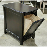 Tilt-Front Espresso Nightstand
