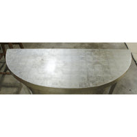 Silver Gilt Demilune Table