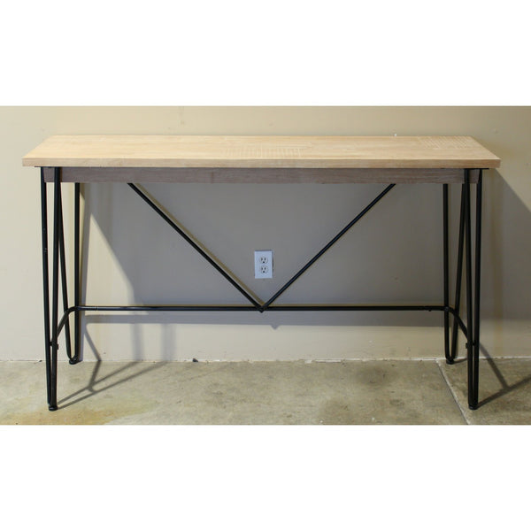 Long Console Table w/Hairpin Legs