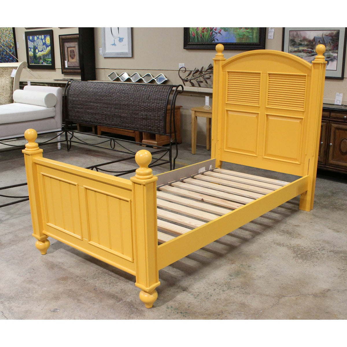 Stanley Furniture Yellow Twin Size Bed