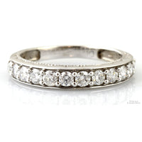 10K White Gold .90ctw Diamond Anniversary Band