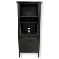 Crate & Barrel Black Secretary Desk