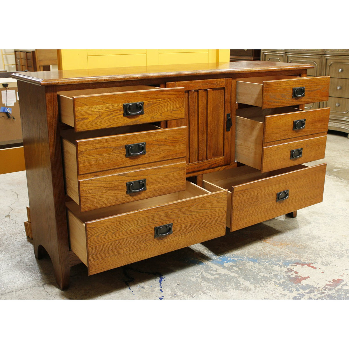 Mission Style Oak Dresser