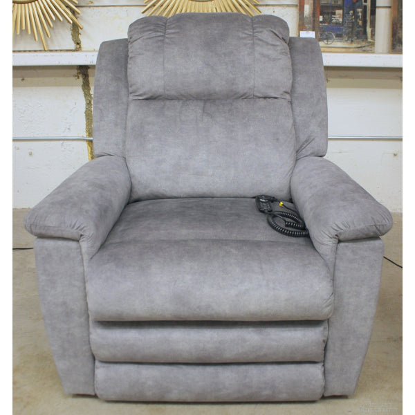 La-Z-Boy 'Clayton' Gray Power Lift Recliner w/Heat & Massage