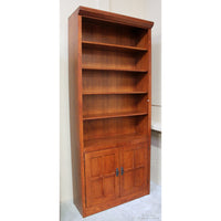 Creative Ideas Mission Oak Bookshelf w/Cabinet