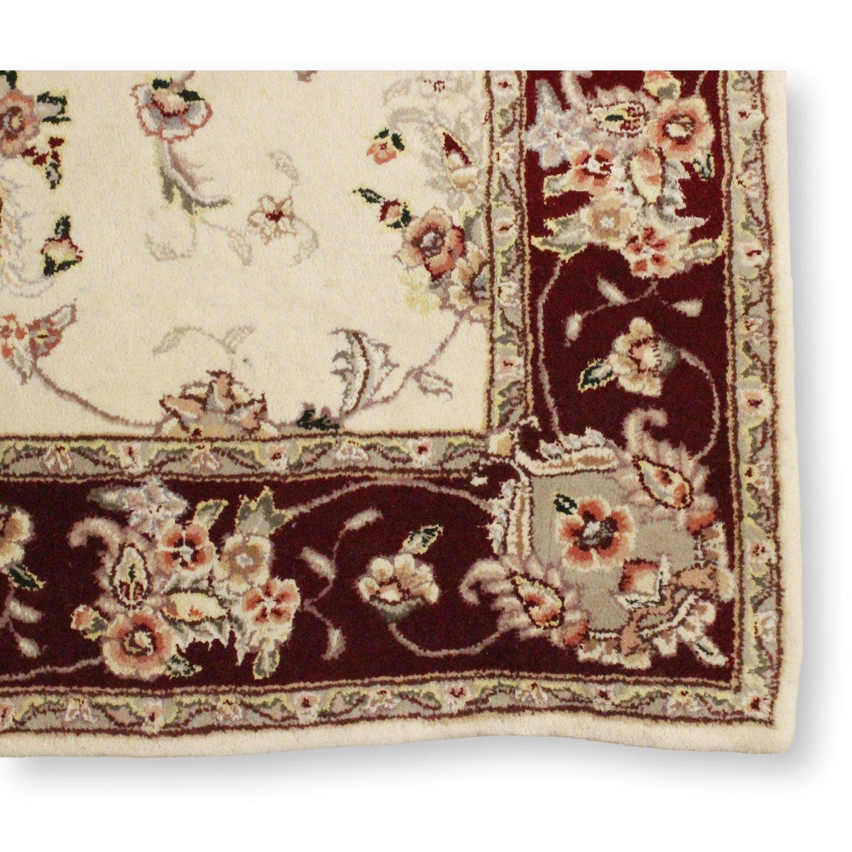 4' X 6' Wool & Silk Rug