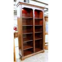 Lighted Double Bookcase