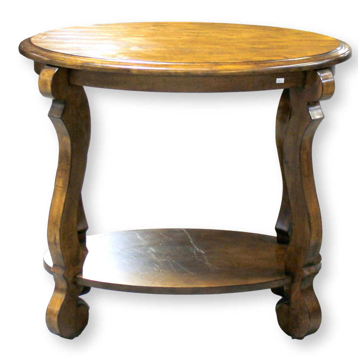 Rustic Oval Accent Table