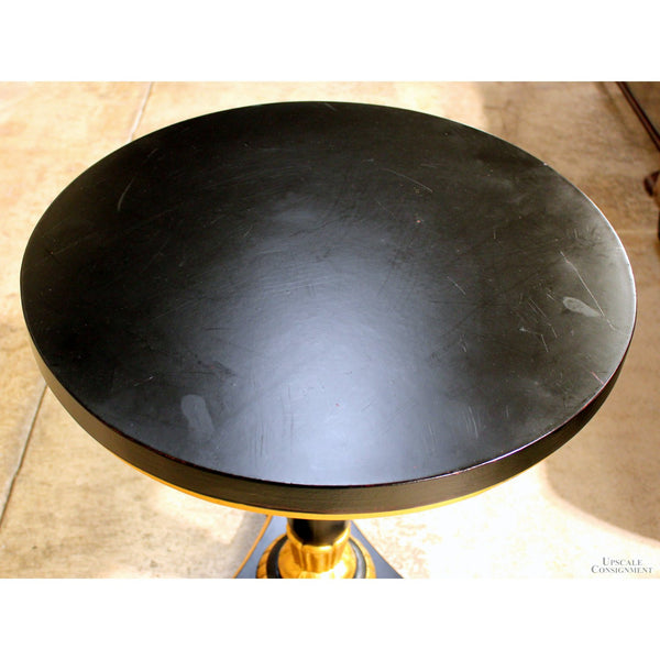 Black & Gold Accent Table