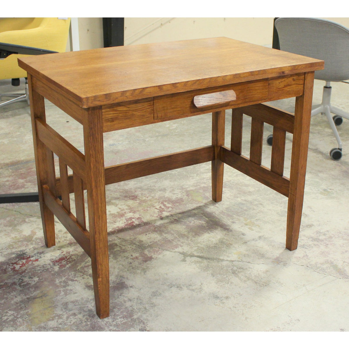 Quartersawn Oak Mission Style Writing Desk