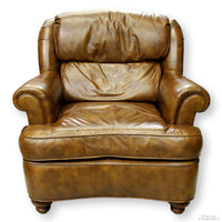 Schafer Caramel Leather Club Chair