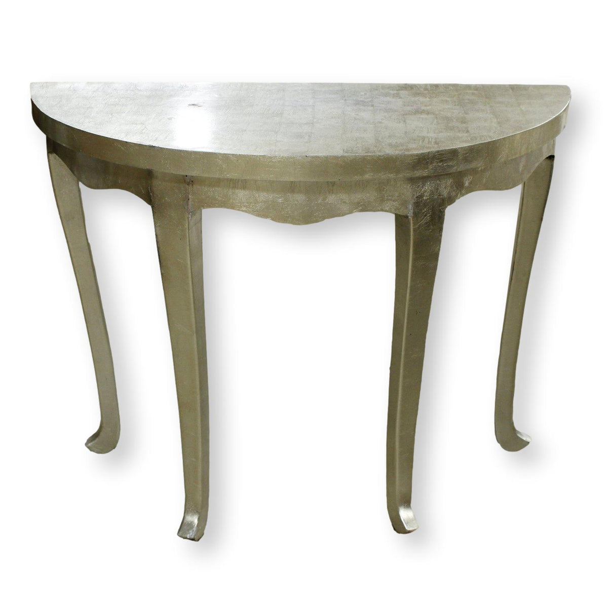 Silver Gilt Demilune Table