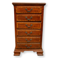 Mahogany Lingerie Chest w/Jewelry Box & Mirror