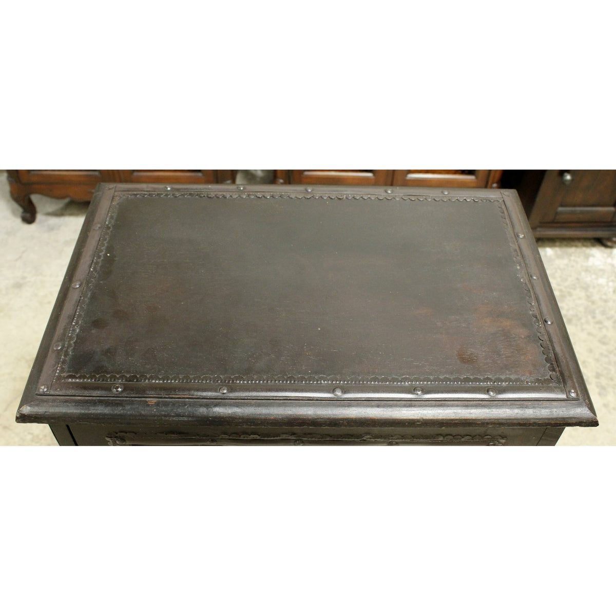 Rustic Black Cabinet Nightstand