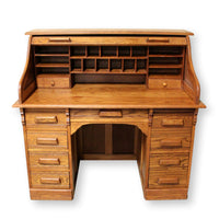 Oak Roll Top Desk