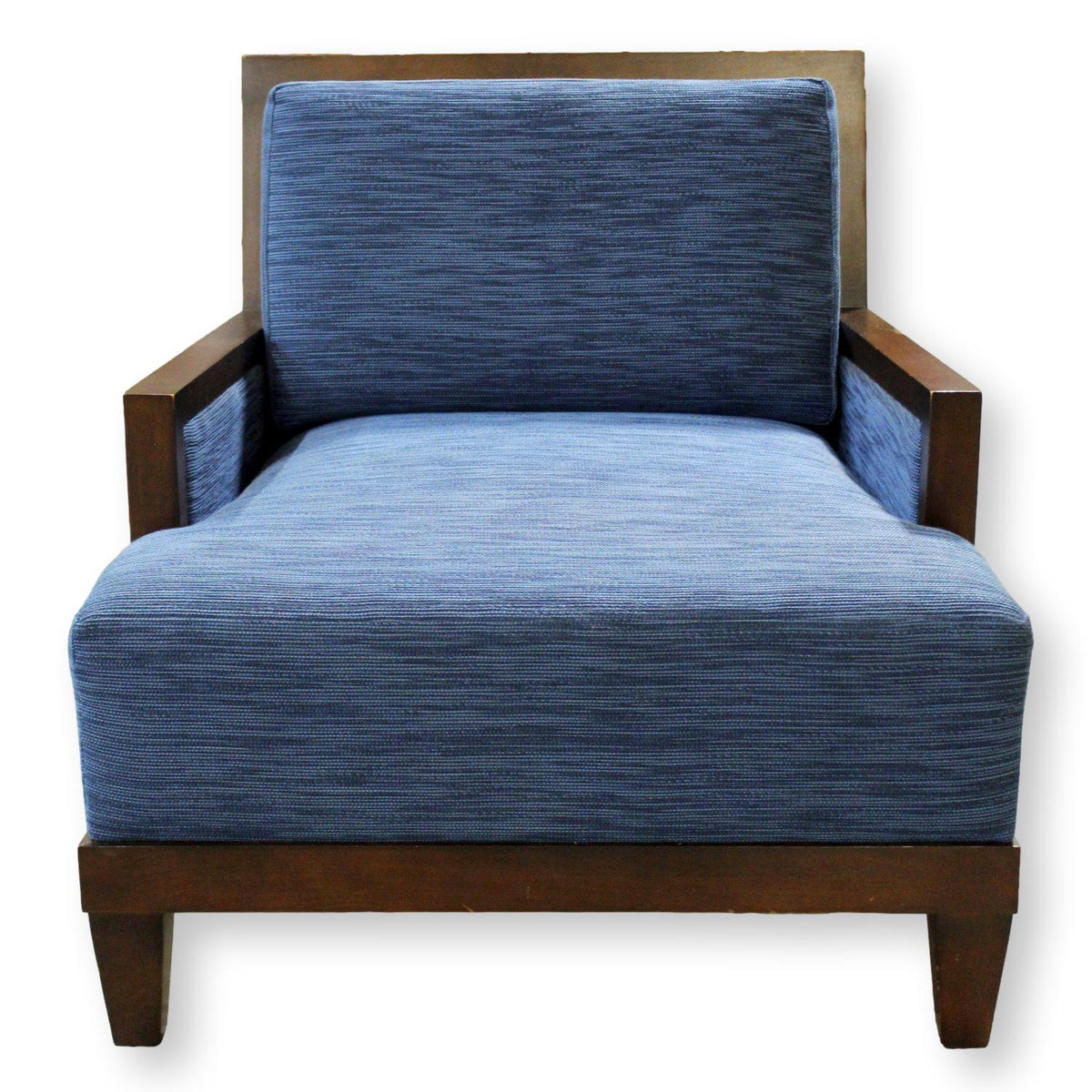 HBF 'Barbara Barry' Blue Lounge Chair