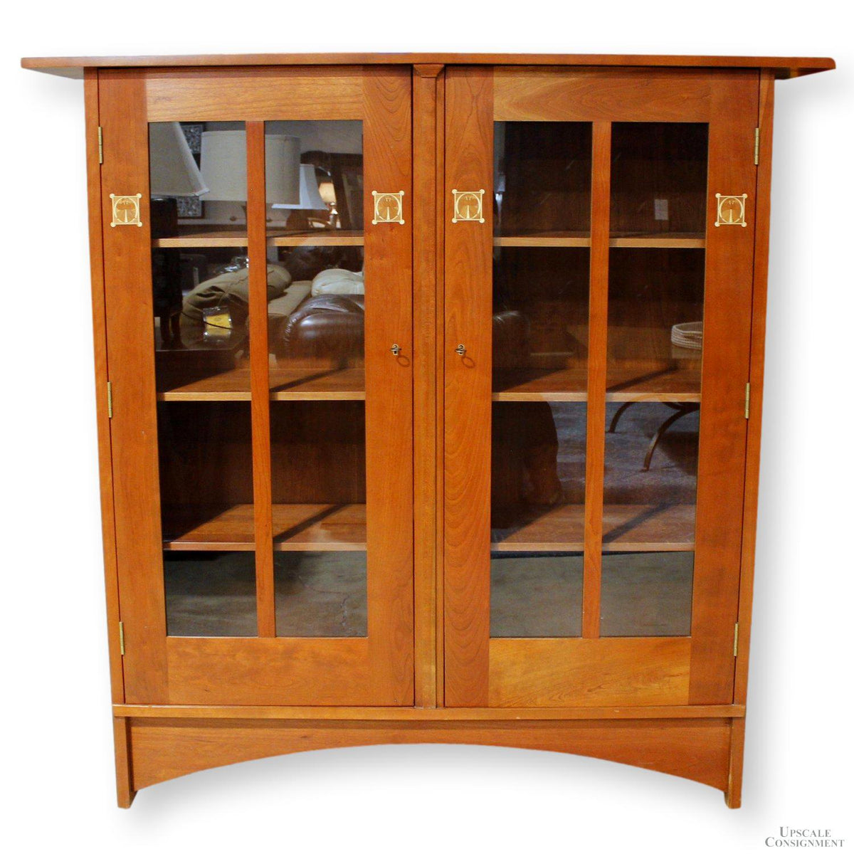 Stickley 'Harvey Ellis' Bookcase w/Inlay