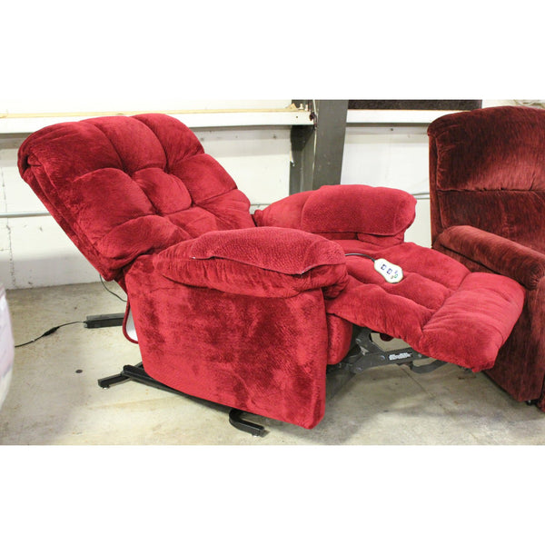 Best Chairs, Inc. Red Power Lift Recliner