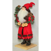 Lynn Haney 'Black Forest Travelor' 19'' Santa Figure