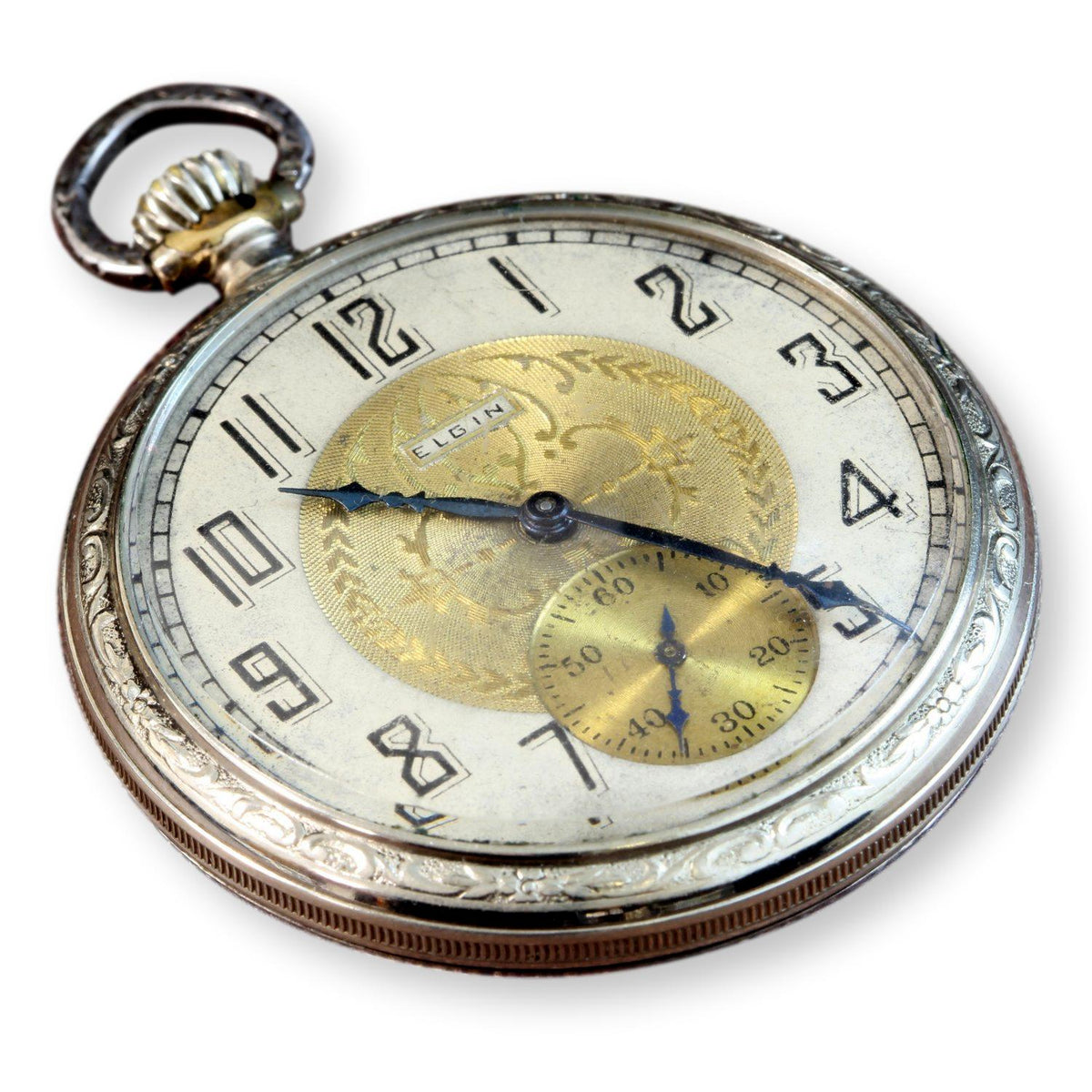 Circa 1925 7J Grade 303 Elgin Mechanical Pocket Watch