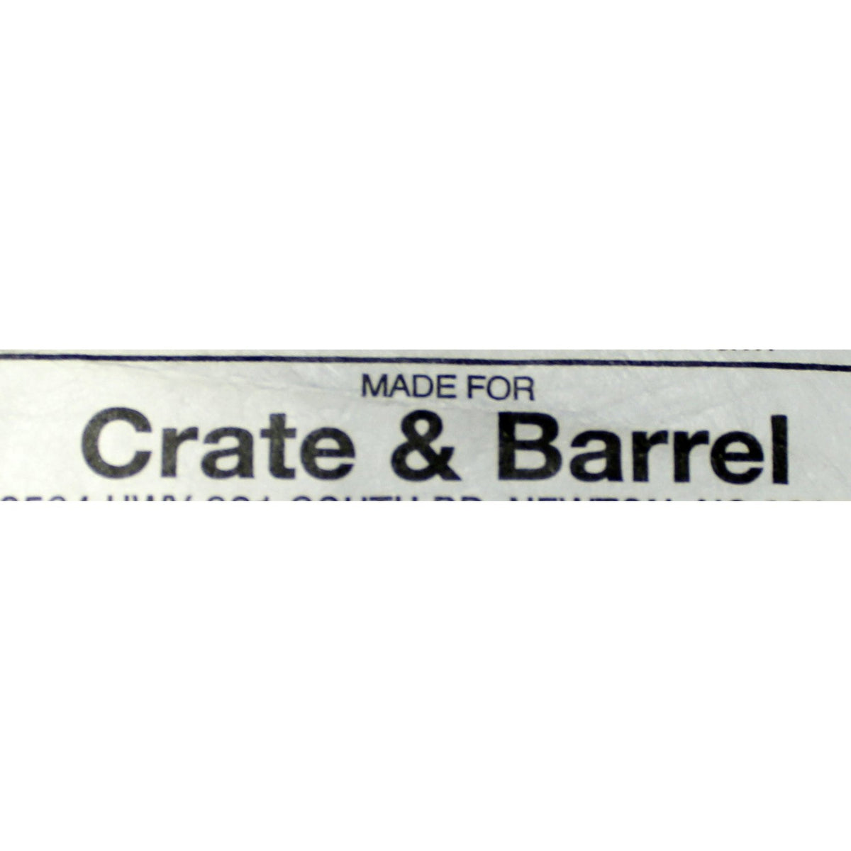 Crate & Barrel Blue Accent Chair
