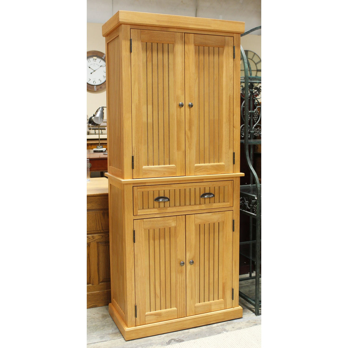 Flextseel 'Nantucket' 3 Section Oak Cabinet