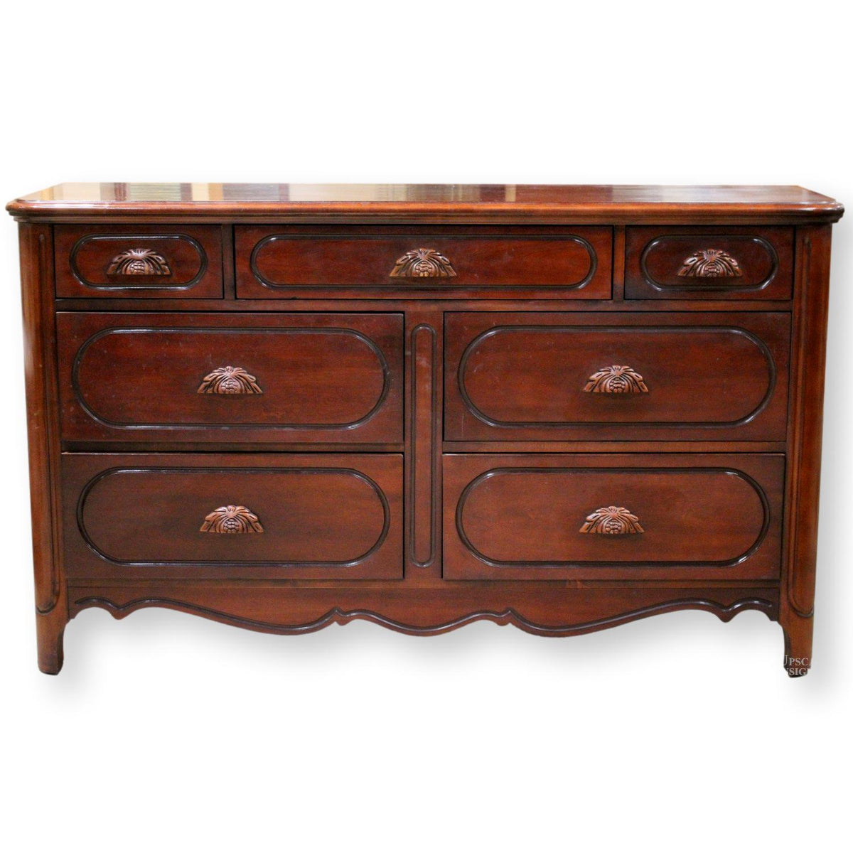 Mahogany Double Dresser